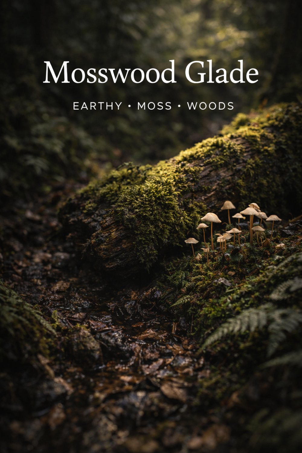 Mosswood Glade Incense Earthy Moss and Wood Home Scent