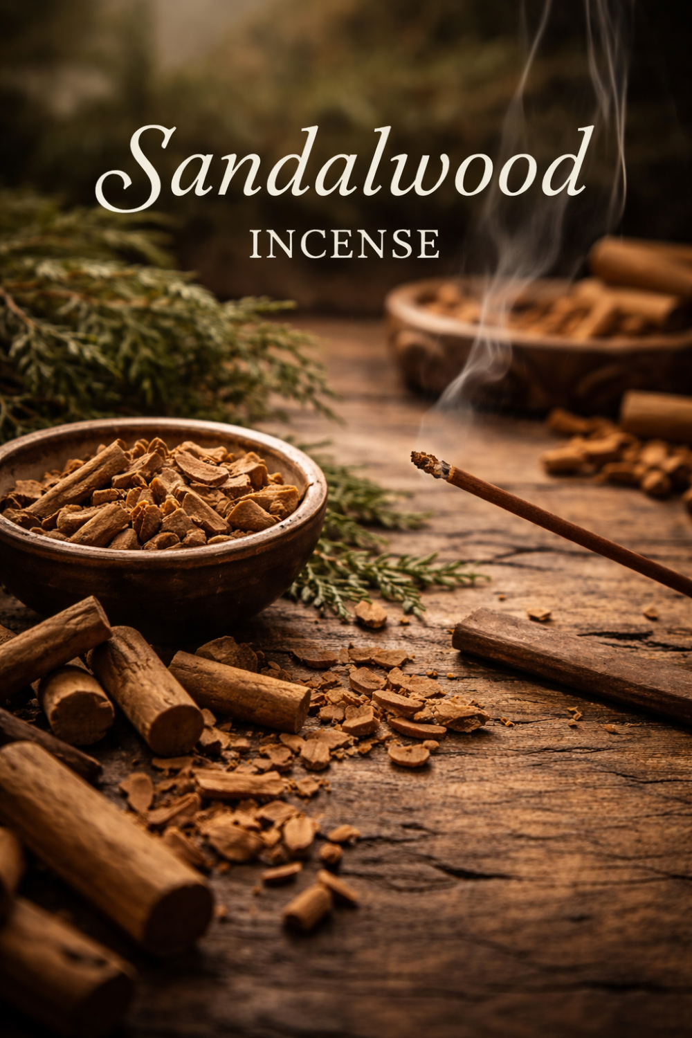 Sandalwood Incense Warm Classic Wood Home Fragrance