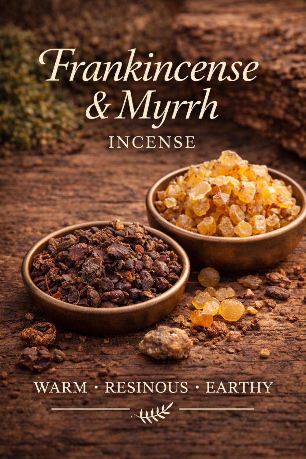Frankincense and Myrrh Incense Warm Resinous Home Fragrance