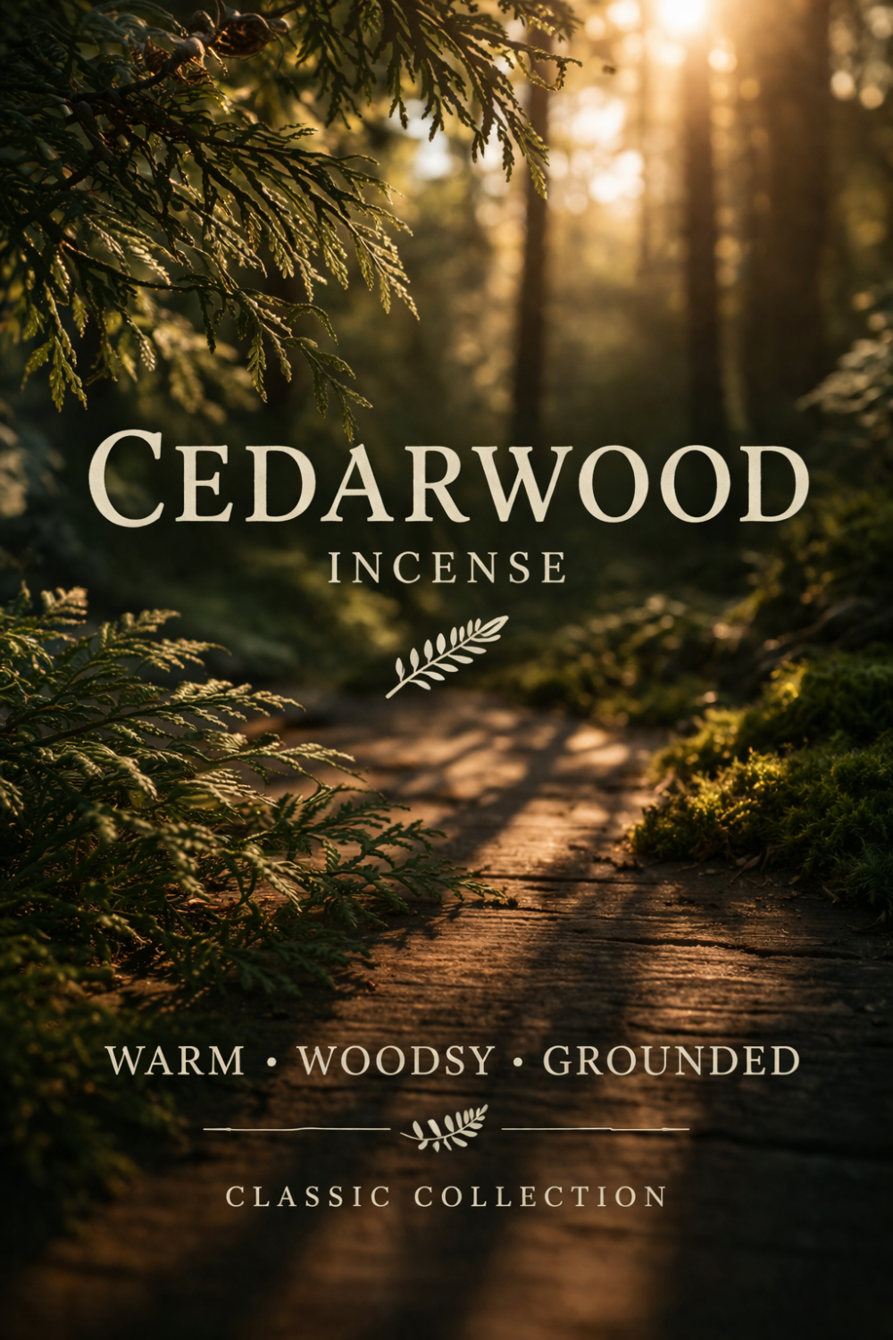 Cedarwood Incense – Warm Woodsy Home Fragrance