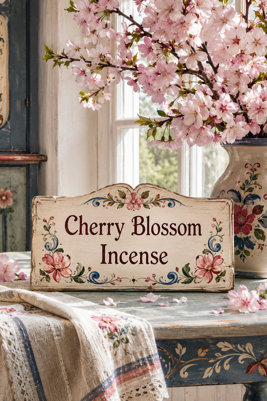 Cherry Blossom Incense – Soft Floral Spring Scent for a Calm, Gentle Home