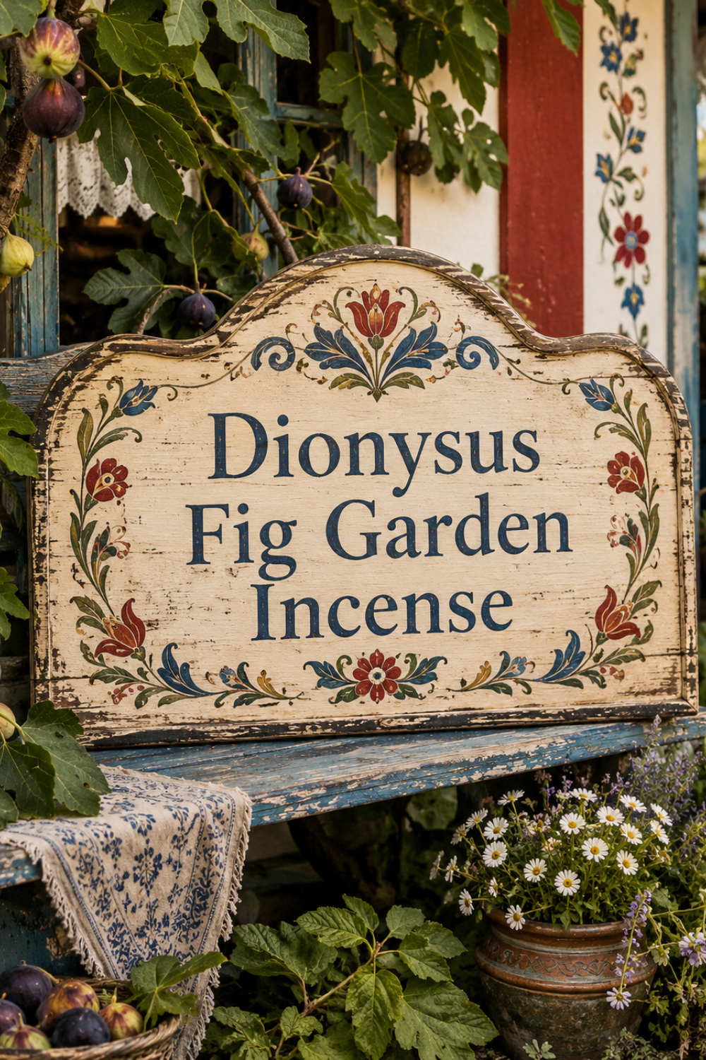 Dionysus Fig Garden Incense: Fruity Floral Scent