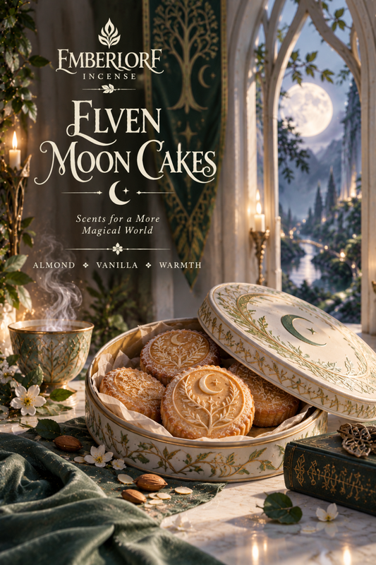 Elven Moon Cakes Incense | Almond & Vanilla
