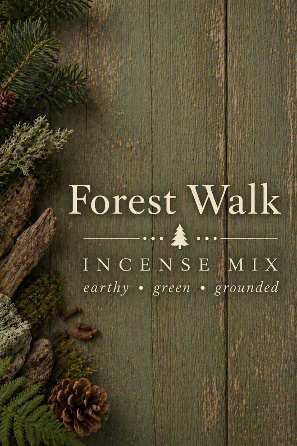Forest Incense Mix: Five Woodland Scents