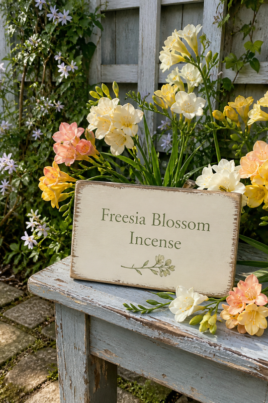 Freesia Blossom Incense A Fresh Floral Scent for Cottage Garden Days