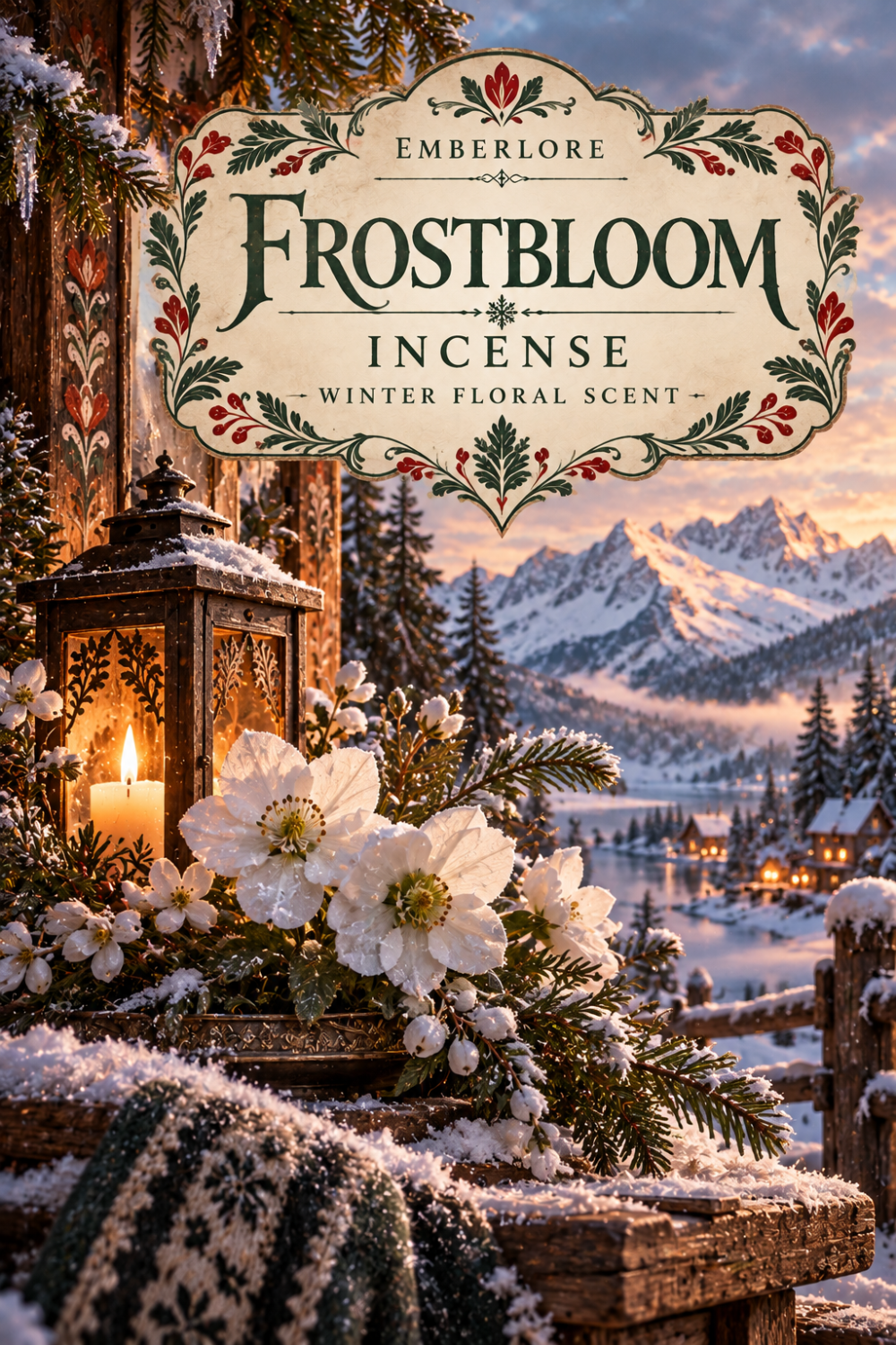 Frostbloom Incense | Winter Floral Scent