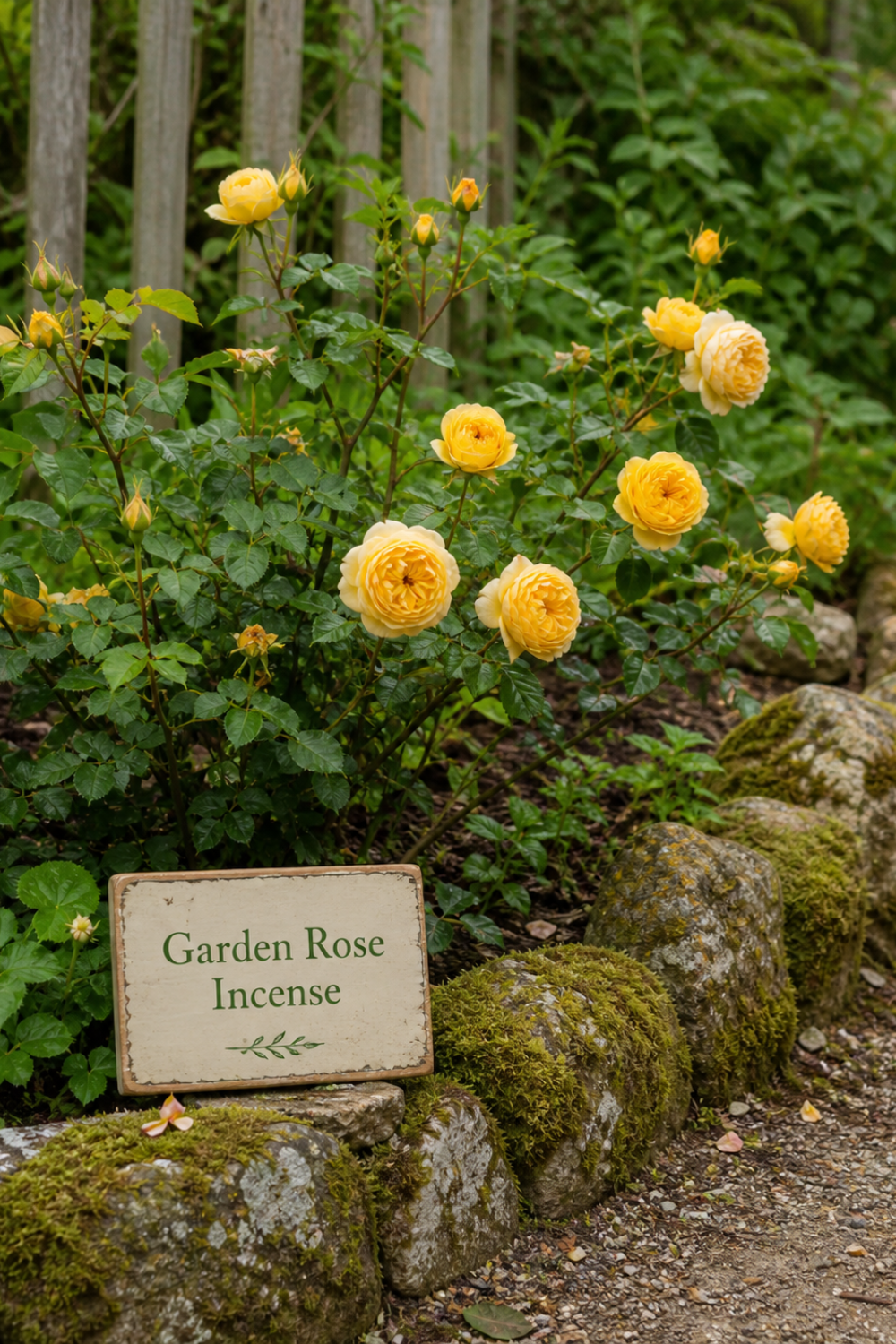 Garden Rose Incense for Fresh Cottage Floral Rooms