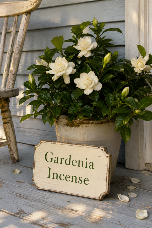 Gardenia Incense A Creamy White Floral Scent for Summer Evenings