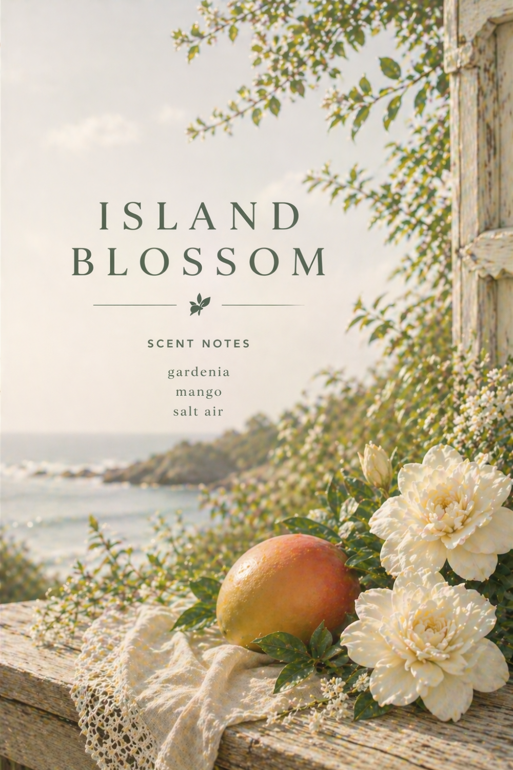 Island Blossom Incense – Soft Floral with Warm Tropical Notes