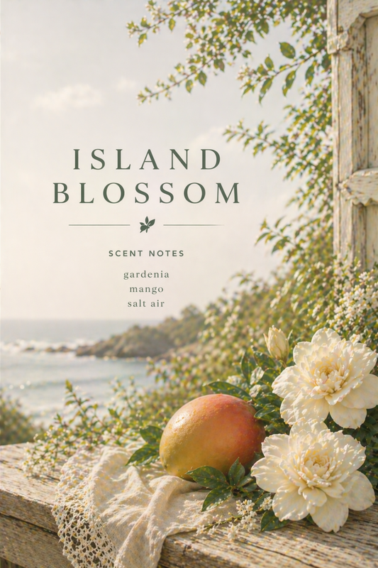 Island Blossom Incense – Soft Floral with Warm Tropical Notes