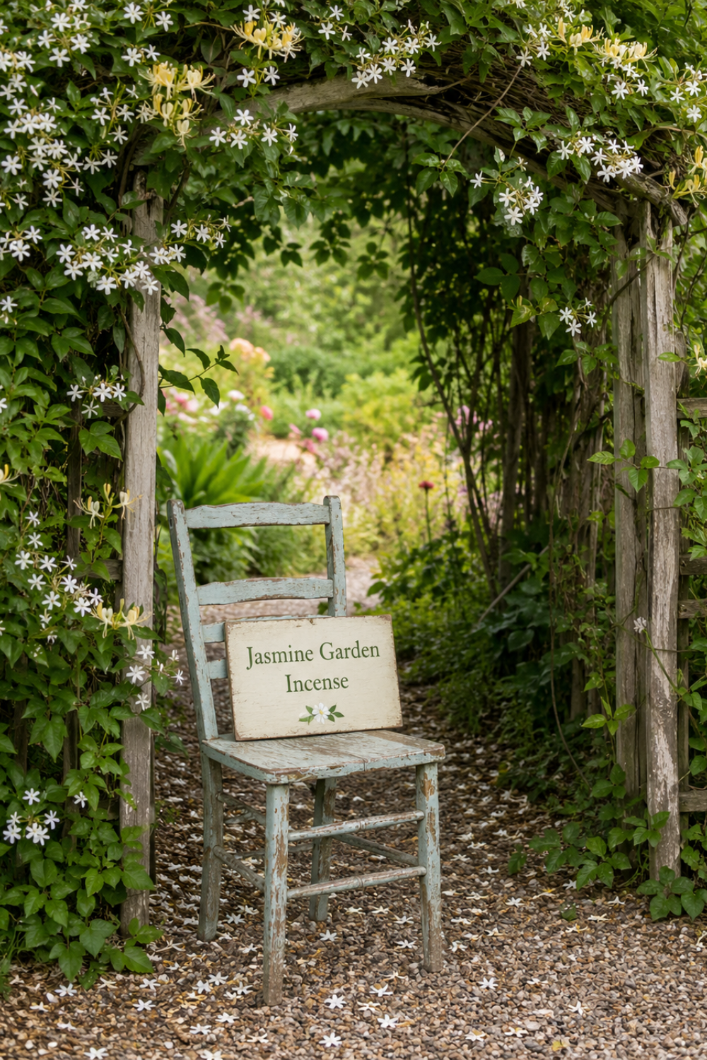 Jasmine Garden Incense for Warm Summer Cottage Evenings