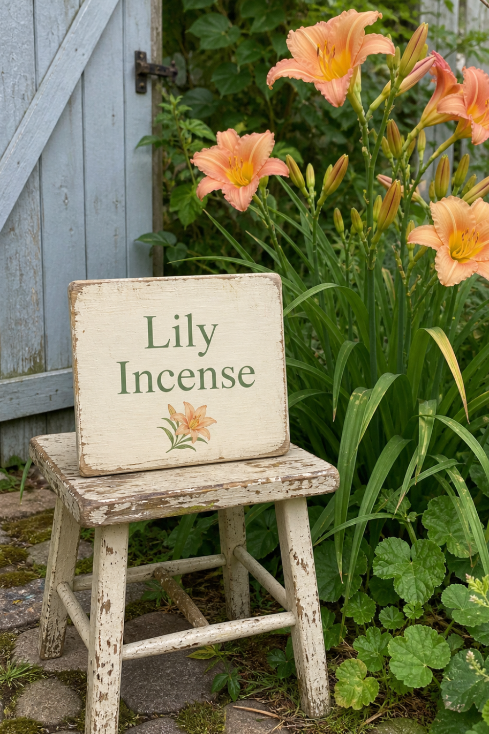 Lily Incense A Fresh White Floral Scent for Spring Cottage Days