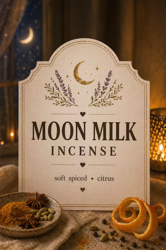 Moon Milk Incense for Warm Evening Cottage Routines