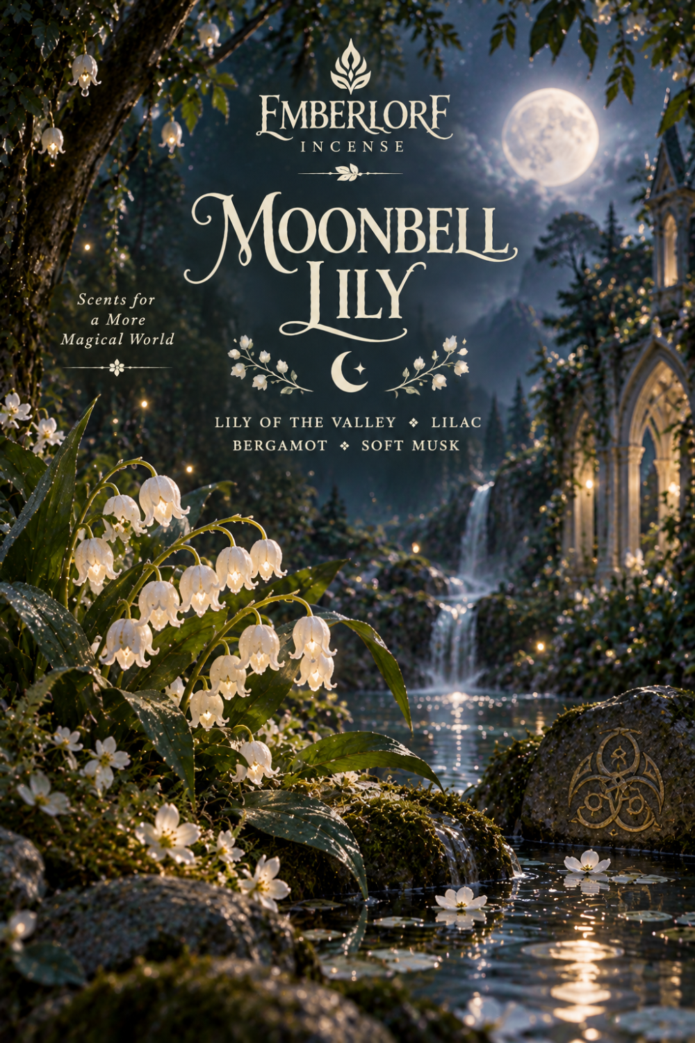 Moonbell Lily Incense | Lily of the Valley & Lilac