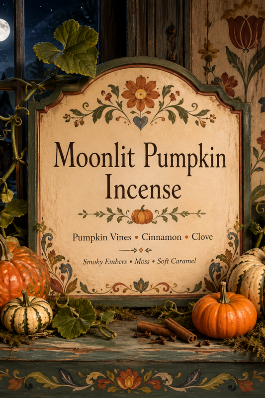 Moonlit Pumpkin Incense Warm Autumn Pumpkin Spice Scent