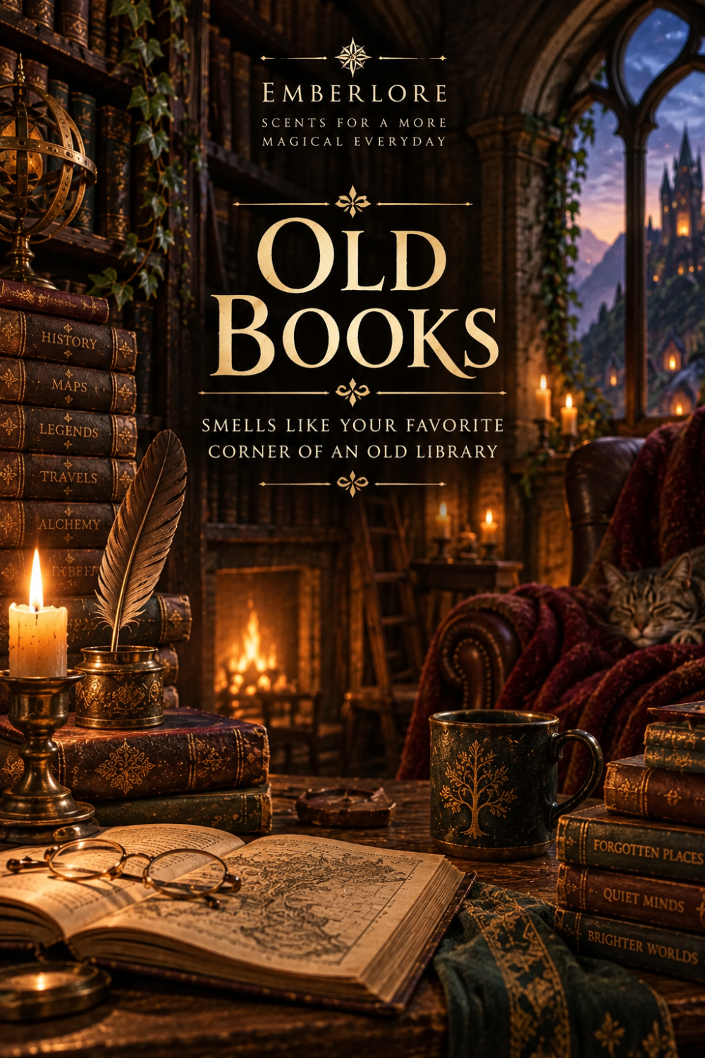 Old Books Incense | The Scent of an Ancient Library