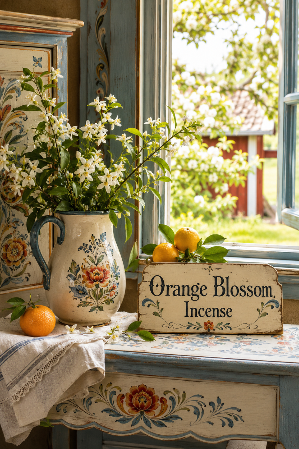 Orange Blossom Incense for a Soft Citrus Floral Home