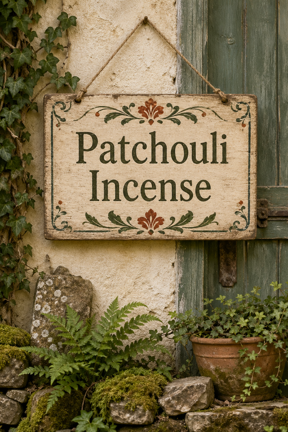 Patchouli Incense for Earthy Cottage Warmth