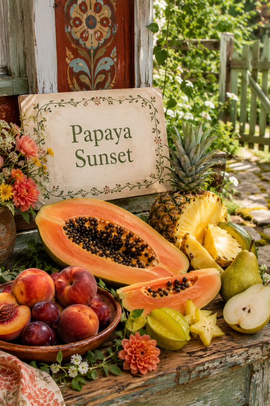 Papaya Sunset Incense: Tropical Fruit Scent