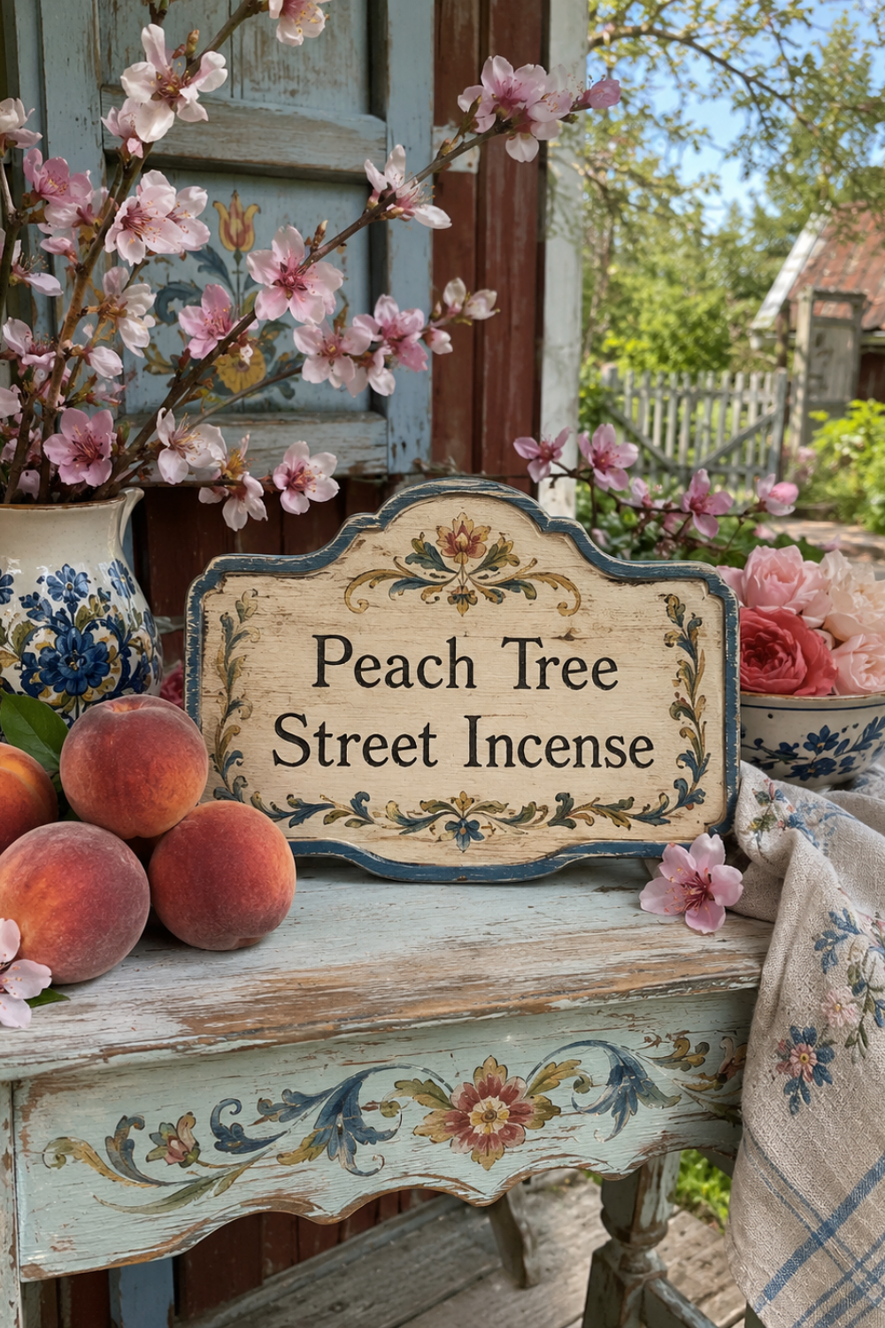 Peach Tree Street Incense for a Soft Spring Floral Home