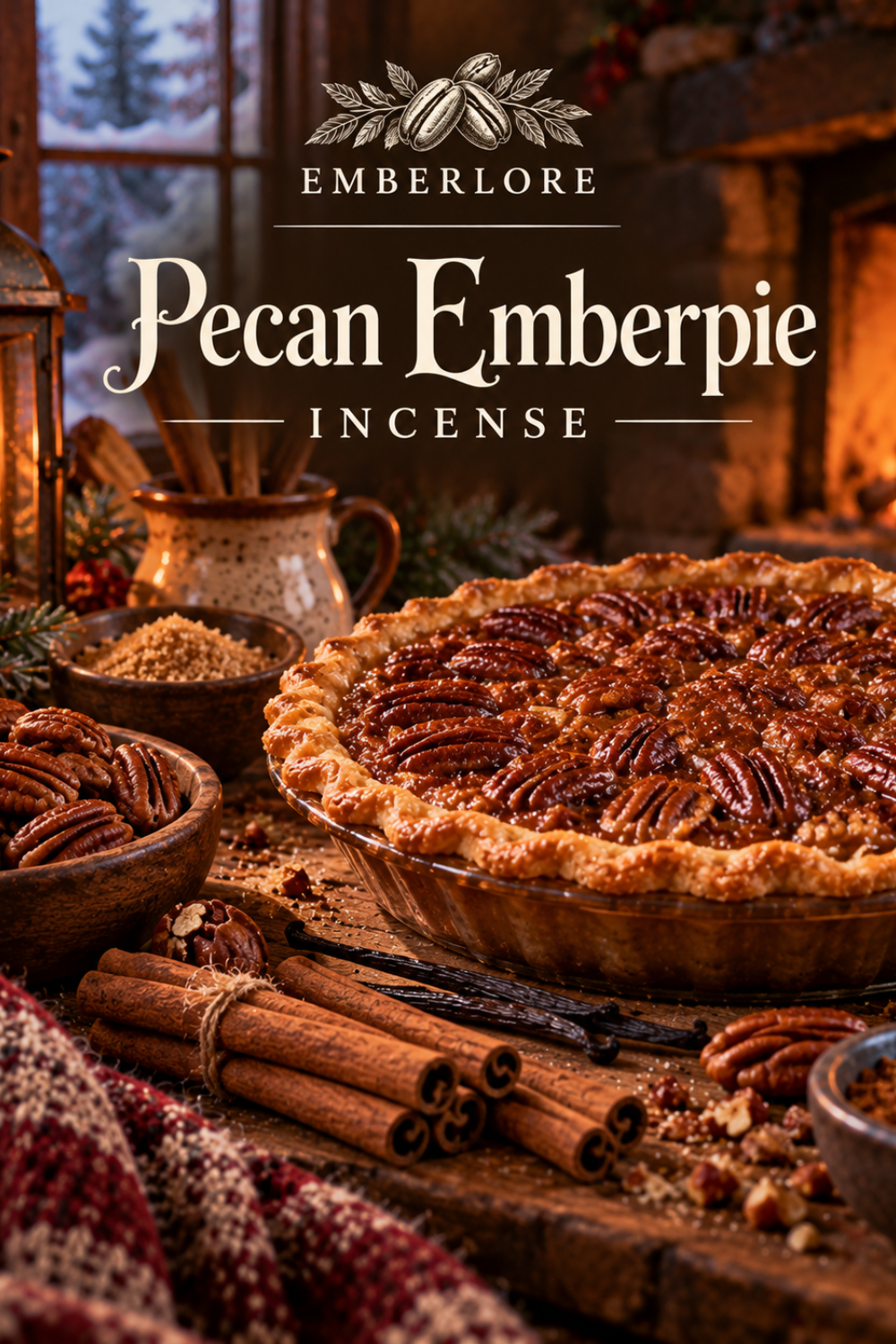 Pecan Emberpie Incense | Warm Pecan Pie Bakery Scent