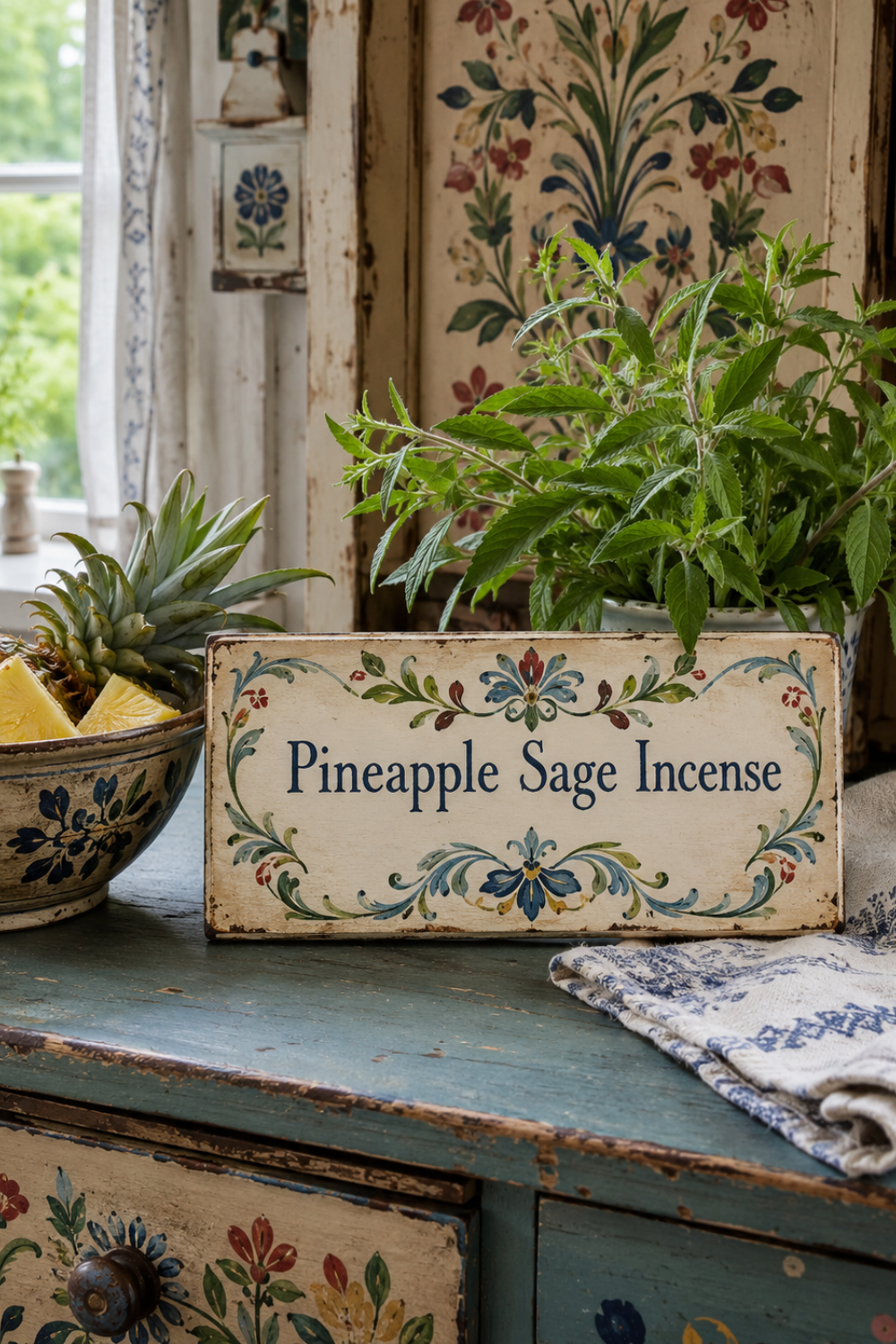 Pineapple Sage Incense: Fresh Herbal Fruity Fragrance