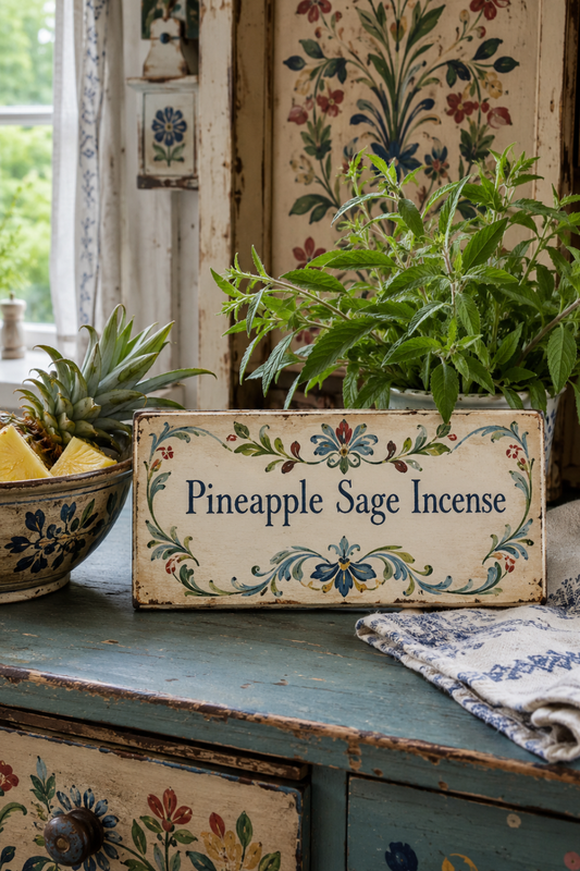 Pineapple Sage Incense: Fresh Herbal Fruity Fragrance