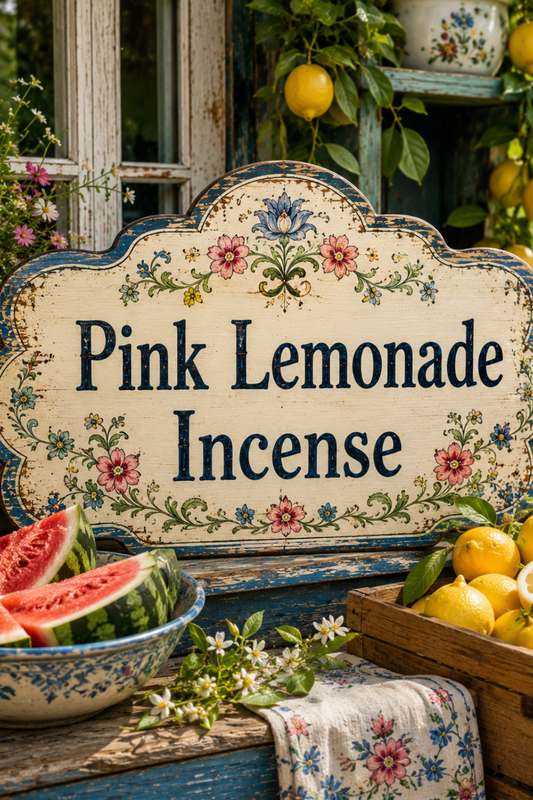 Pink Lemonade Incense – Bright Fruity Citrus Scent for a Fresh Summer Home