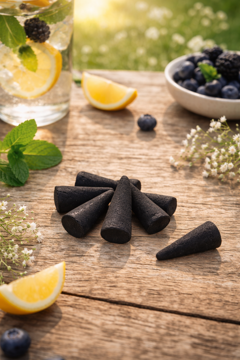 Citronella Incense for Bright Summer Cottage Air