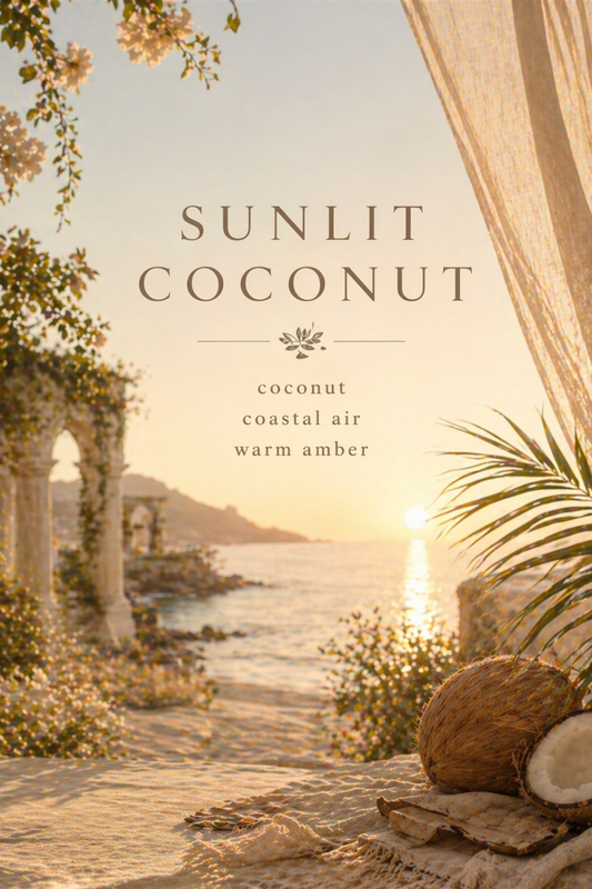 Sunlit Coconut Incense – Warm Coastal Coconut Scent