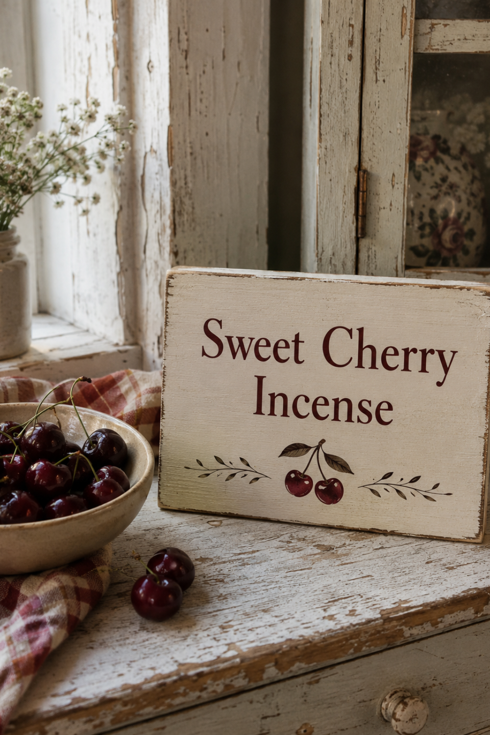 Sweet Cherry Incense – Rich Fruity Scent for a Warm, Cozy Home