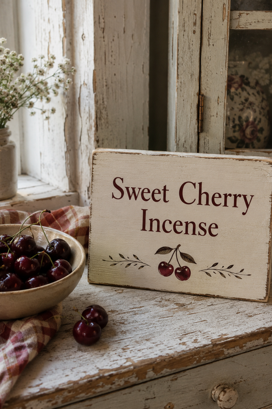 Sweet Cherry Incense – Rich Fruity Scent for a Warm, Cozy Home