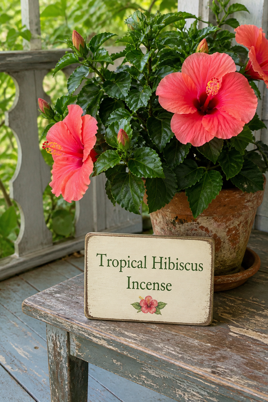 Tropical Hibiscus Incense for Breezy Summer Rooms