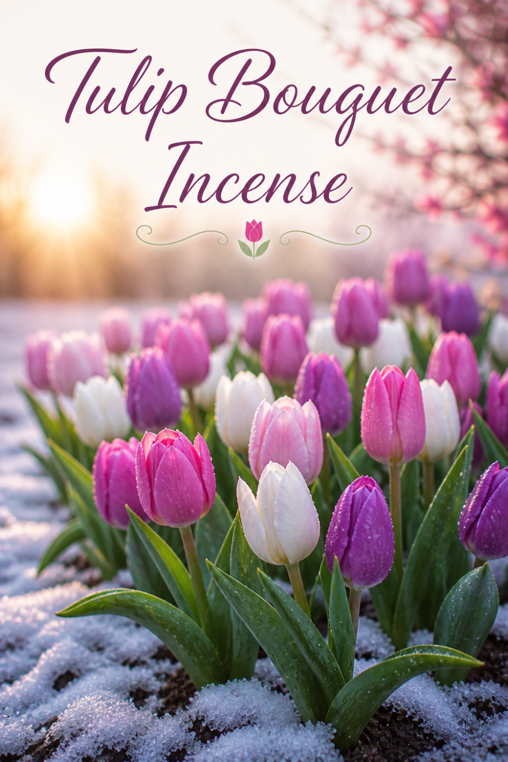 Tulip Bouquet Incense for Fresh Spring Cottage Rooms