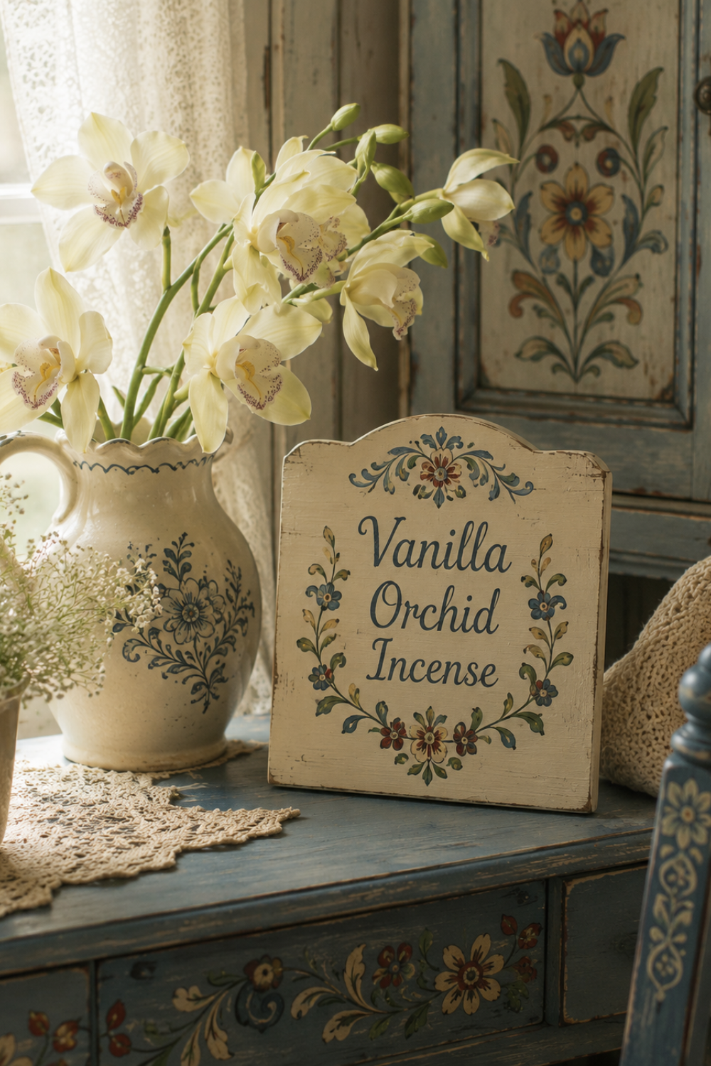 Vanilla Orchid Incense for a Soft Floral Home