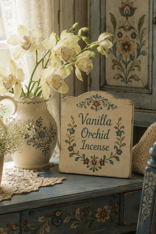 Vanilla Orchid Incense for a Soft Floral Home