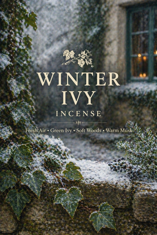 Winter Ivy Incense Fresh Green Herbal Home Scent