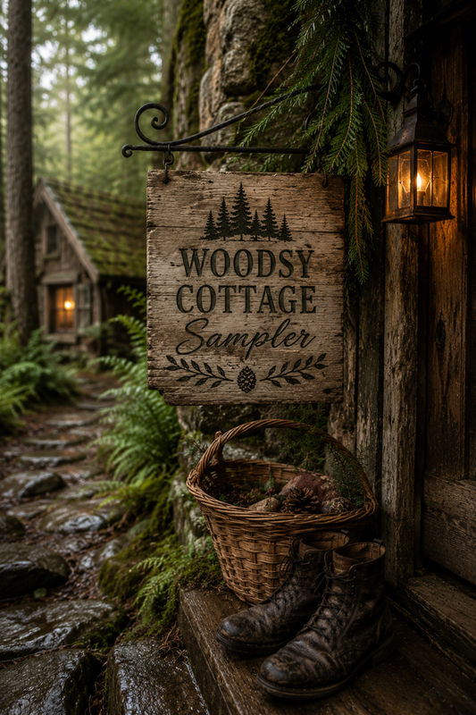 Woodsy Cottage Incense Sampler: Earthy Handmade Scents