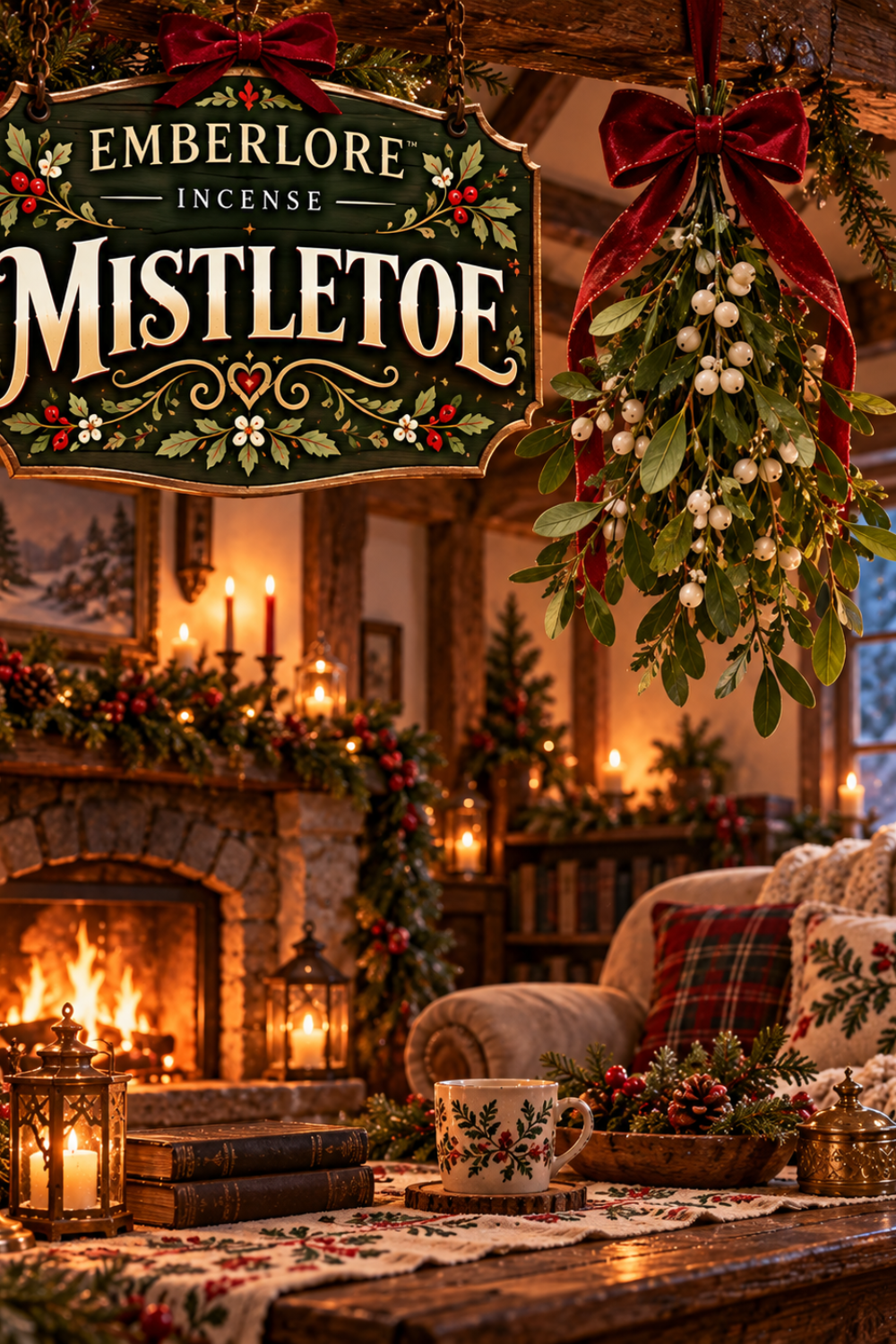 Yuletide Mistletoe Incense | Evergreen Christmas Scent
